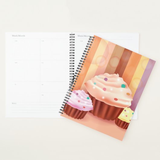 Cupcake Fantasy Kleurrijke snoepjes Planner (Display)