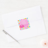 Cupcake Favor Stickers (Envelop)
