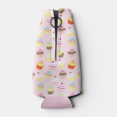 Cupcake Feestje Cozy Flesjeskoeler (Achterkant)