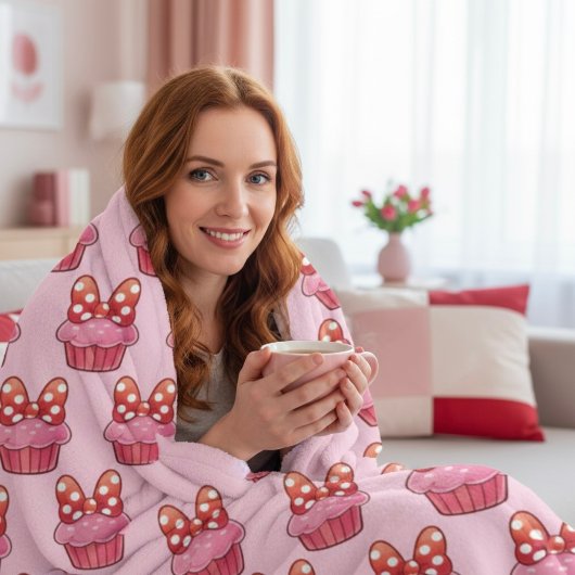 Cupcake Fleece Blanket