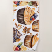 Cupcake Food art Strandlaken (Voorkant)