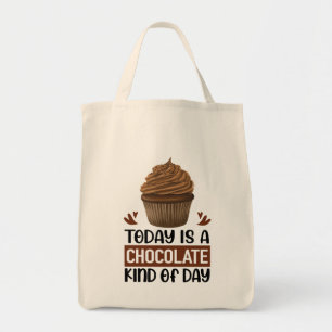 Cupcake Foodie Chocoholic Dessert Grappig Chocolad Tote Bag