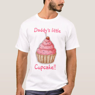Cupcake for Little Girls, papa's kleine koekje T-shirt