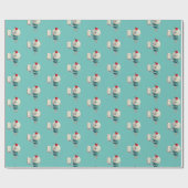 Cupcake, Fork en Light Socket Cadeaupapier (Vlak)