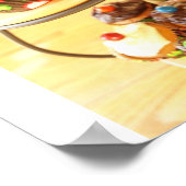 Cupcake-foto Poster (Hoek)