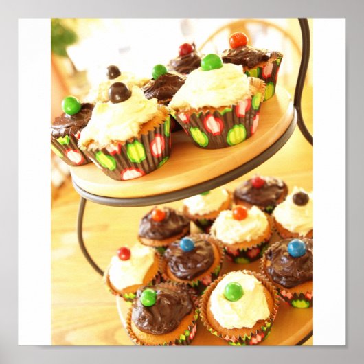 Cupcake-foto Poster (Voorkant)