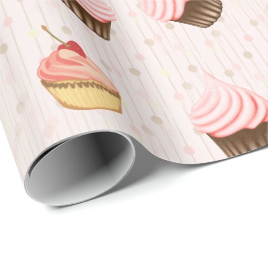 Cupcake Fun Cadeaupapier (Rol Hoek)