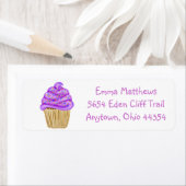 Cupcake Fun retour adreslabels Etiket (Insitu)