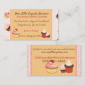 Cupcake Fun Visitekaartje (Voorkant / Achterkant)