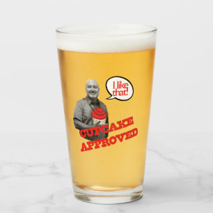 Cupcake gaat akkoord. glas