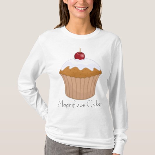 Cupcake geboost T T-shirt (Voorkant)