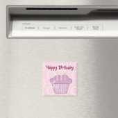 Cupcake Gefeliciteerd Magneet (Insitu (Vaatwasser))