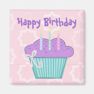 Cupcake Gefeliciteerd Magneet