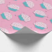 Cupcake Geschenkpapier Cadeaupapier (Hoek)