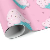 Cupcake Geschenkpapier Cadeaupapier (Rol Hoek)
