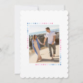 Cupcake Geslacht Onthullen Blauw Roze Classy Photo Kaart (Achterkant)