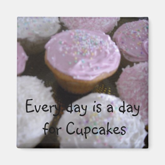 Cupcake-Gezegde Magneet (Voorkant)