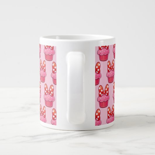 Cupcake Giant Coffee Mug Grote Koffiekop (Achterkant)