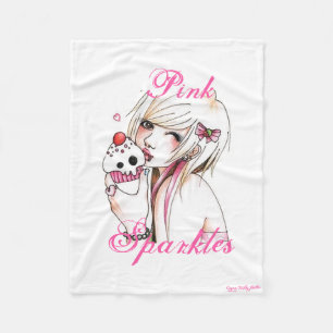 Cupcake Girl Fleece Deken