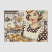 Cupcake Girl Tissuepapier (Voorkant)