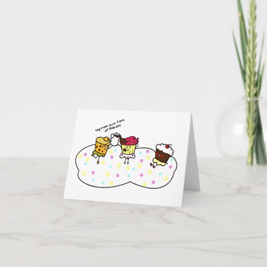 Cupcake Girls Bedankkaart (Voorkant)