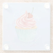 Cupcake Glazen Onderzetter (Achterkant)