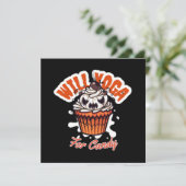 Cupcake Halloween idee voor Moms Yoga (Staand voorkant)