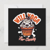 Cupcake Halloween idee voor Moms Yoga (Achterkant)