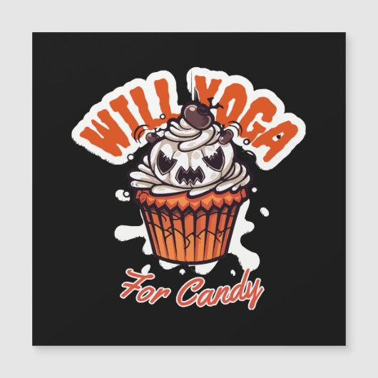 Cupcake Halloween idee voor Moms Yoga (Voorkant)