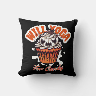 Cupcake Halloween idee voor Moms Yoga Kussen