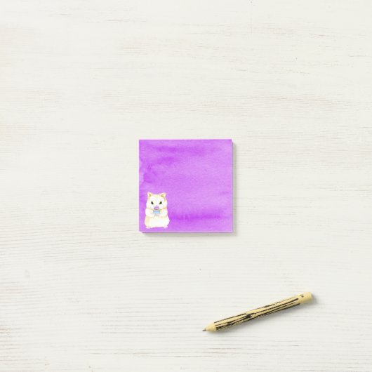 Cupcake Hamster Post-It Notes (Op bureau)