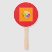 Cupcake handwaaier (Voorkant)