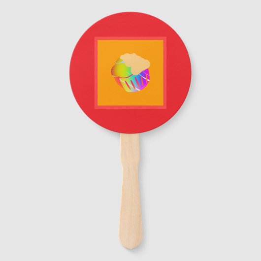 Cupcake handwaaier (Voorkant)