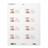 Cupcake Happy Birthday Etiket (Full Sheet)