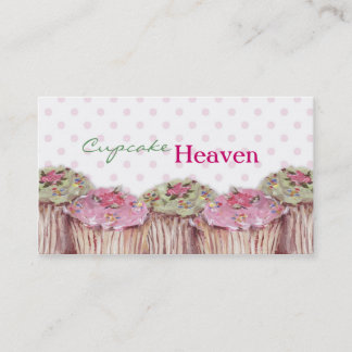 Cupcake Heaven Chic Visitekaartjes