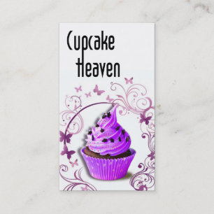 "Cupcake Heaven" — Confections Desserts Pastrits Visitekaartje