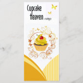 "Cupcake Heaven" - Menu Chic Pastry Dessert (Voorkant)