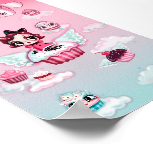 Cupcake Heaven Poster - Verticaal (Hoek)
