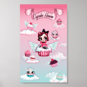 Cupcake Heaven Poster - Verticaal