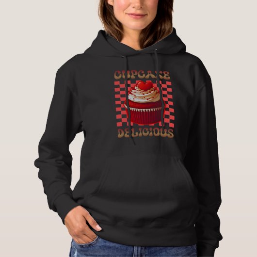 Cupcake heerlijk hoodie (Voorkant)