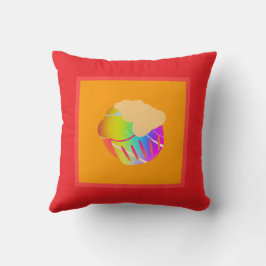 Cupcake Herhaal Duo Zijkanten Kussen