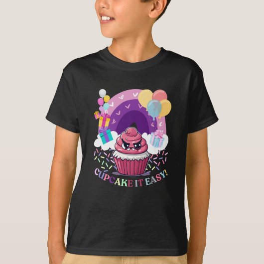 Cupcake het gemakkelijk t-shirt (Voorkant)