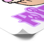 Cupcake Hippie Poster (Hoek)