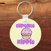 Cupcake Hippie Sleutelhanger (Voorkant)