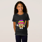 Cupcake Honkbal Bat T-shirt (Voorkant volledig)