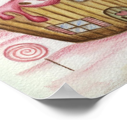 Cupcake House Poster (Hoek)