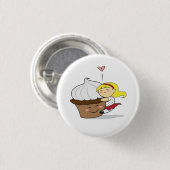 Cupcake Hugger Cutie Button (Voorkant /achterkant)