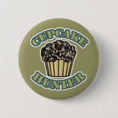 Cupcake Hunter Ronde Button 5,7 Cm (Voorkant)