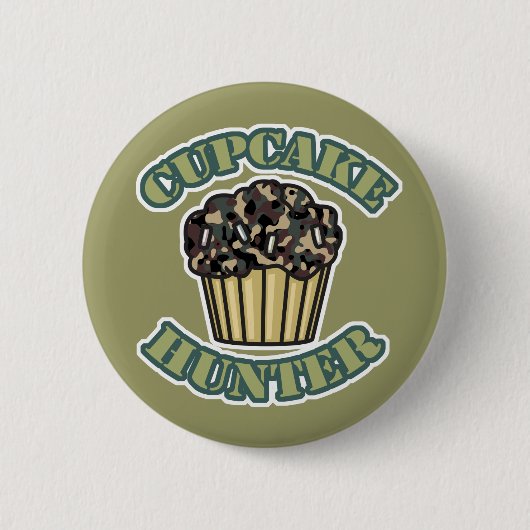 Cupcake Hunter Ronde Button 5,7 Cm (Voorkant)