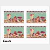 Cupcake & Ice Cream Trakteert Stickers (Vel)